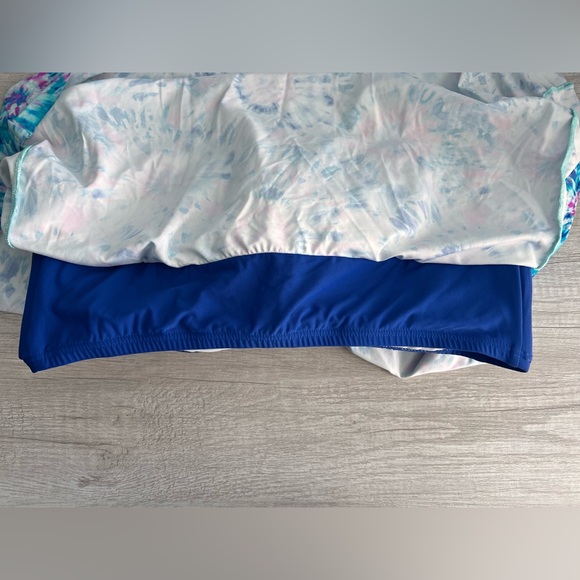 Contours by Coco Reef Clarity Bandeau Bra Sized Tankini Top - Tie-Dye - Picture 6 of 8